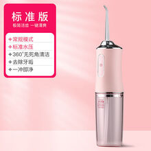 家用电动冲牙器便携式智能洗牙器牙结石牙线牙垢口腔清洁牙齿神器 粉 顶配款-8喷头/3种模式/脉冲水压
