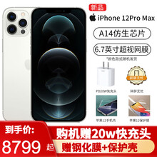Apple 苹果 iPhone 12 Pro Max (A2412) 5G手机 银色 256GB