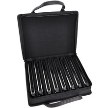 TOMBO通宝 24孔复音专业演奏口琴6624（8支装可选调式）