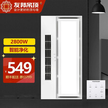 友邦（YOUPON）集成吊顶铝扣板 卫生间吊顶天花板吊顶灯套餐含辅材（包安装） ZH562浴霸