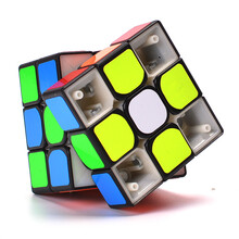 圣手 Mr.M磁先生磁力三阶 专业竞速比赛专用3阶魔方 磨砂面送教程益智玩具 三阶黑色