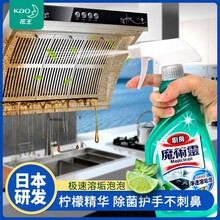 进口花王（KAO）魔术灵厨房清洁剂 除垢强力重油去污油烟机清洗剂 油污清洁剂莱姆香500ml 厨房清洁剂（莱姆香）500ml