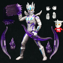 新款超可动奥特曼玩具模型变形无限赛罗迪迦银河欧布泽塔暗黑初代怪兽 豪华配件版无限赛罗+