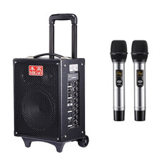 米高（MIGAO） 米高MG820A便携式吉他弹唱街头卖唱音箱 流浪歌手音响户外充电音响 套餐六 锂电池音响+U段麦+拉杆