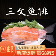 冰鲜速冻三文鱼头4斤装海水产鱼类 12斤鱼排