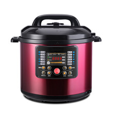 达洛优商用电压力锅8L10L12L升大容量饭煲电高压锅食堂双胆小秋家 新10升单胆红色一键排气