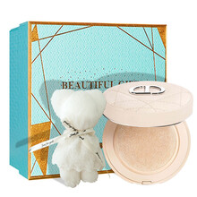 Dior迪奥凝脂恒久锁妆气垫蜜粉 定妆持久持妆散粉 轻薄底妆 清新雾感 浅米色