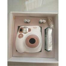 儿童照相机拍立得玩具mini7c套餐含一次成像相纸奶咖色礼盒mini7s升级款相机 奶咖色 官方标配