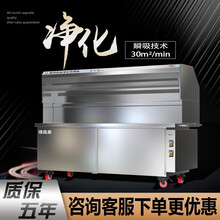 维森美【送货上门】无烟烧烤车商用烧烤炉摆摊移动木炭净化器大型环保户外烧烤车无烟净化器烧烤架 1.5米单组双层净化率92轻奢款可拆卸清洗