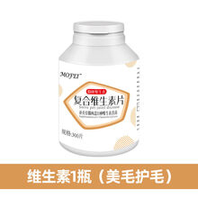 猫咪复合维生素b猫癣美毛护肤防掉毛幼猫成猫用宠物猫藓 维生素1瓶(美毛护毛)