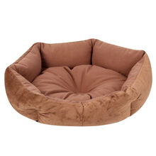 泰迪犬狗狗窝夏季四季通用可拆洗网红猫窝夏天大型小型宠物用品 咖色普通款无 S(2斤内)