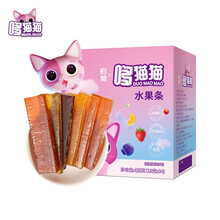 哆猫猫 水果条宝宝零食原果打浆儿童零食果干蜜饯休闲小吃混合装24条