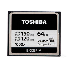 东芝CF卡64G 1000X 佳能单反存储卡相机内存卡 150M/S 高速卡 套餐一