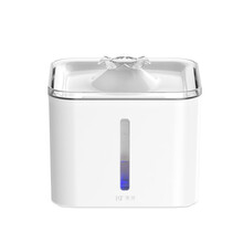 凯范猫咪饮水机自动循环流动水宠物智能用品猫狗喂水器方形高端款-优雅白