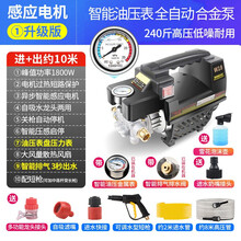 伊罗莱曼多功能洗车机家用220v高压水泵大功率冲刷车全自动清洗机水枪 全自动智能高压洗车机（选项①升级版