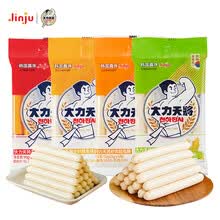 大力天将鳕鱼肠韩国进口宝宝芝士鱼肉肠儿童休闲零食90G*4 四种口味各一袋