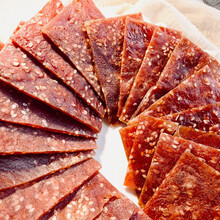 喔迈猪肉脯休闲零食散装肉脯猪肉干网红小吃办公室零食 原味500g