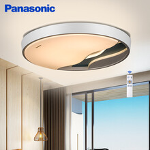 超市	松下（Panasonic）吸顶灯卧室灯无极调光调色遥控客厅儿童房灯LED灯具 圆形松舞灯饰36瓦 HHXZ3060