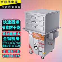 云浮石磨广东肠粉机商用抽屉式燃气地摊摆摊多功能拉肠粉节能蒸炉 套餐五/3层4抽/（40*50）全钢（一抽一份）