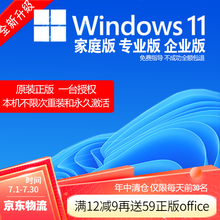 微软win11系统/windows10/win10/7家庭版专业版企业版系统正版激活码u盘安装光盘 win11企业版【U盘 发京东】 不含税不开票