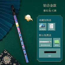 DBAO爱尔兰哨笛 初学者成人金属哨笛自学入门6孔C调D调高音直笛竖笛 炫彩蓝C调