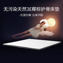 致有家 3E椰棕床垫1.2米1.5m1.8米软硬两用高回弹海绵+椰棕床垫家用软垫床垫8CM厚 1.5*1.9【换购专享单买不发】