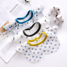 婴儿围嘴纯棉防水360度旋转口水巾新生男女宝宝夏季薄款围兜围脖 【3条装】 C组 均码