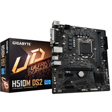 技嘉（GIGABYTE） H510 家用办公电脑台式机主板支持intel 10代或11代CPU H510M DS2