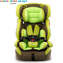 殿若（DIANRUO）儿童安全座椅汽车用婴儿宝宝车载座椅9个月0-4-7周岁3-12通用可躺 kim绿