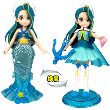 奥迪双钻 巴啦啦小魔仙之飞越彩灵堡 能量彩石宝盒巴拉拉小魔仙周边儿童益智玩具 581721(高端版)娜希雅人鱼换装人偶