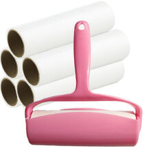 粘尘纸粘毛滚筒斜纹可撕式粘纸除尘器粘毛器粘纸卷舒捷帮 6卷纸+1手抦带防尘盖(16CM