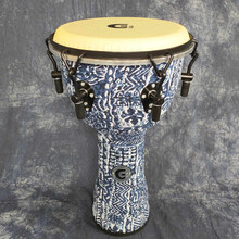 GANA新款加纳初学者手鼓非洲鼓丽江1012寸云南儿童幼儿园成人乐器 10寸蓝海图腾