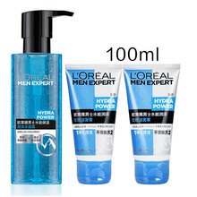 欧莱雅（LOREAL）男士爽肤水 水能保湿酷爽水凝露120ml(洁面随机发)