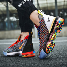 浪战联名科‍比曼巴精神白金12代低帮篮球鞋男詹姆·斯鸳鸯16休闲实战笑脸5毒液战靴欧‍·文7运动鞋 16代鸳鸯 42