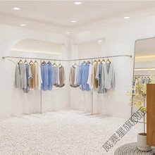 落地衣架 架陈列架女装童装上墙网红挂衣杆不锈钢货架落地挂衣架 锐衡 定制产品联系客服 官方标配