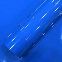 汽车改色膜全车车身改色亮光膜摩托车模贴纸整车内饰贴膜改装贴纸 高亮深蓝色 1.52米宽*50厘米长