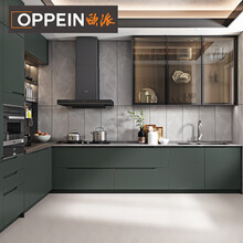 欧派整体橱柜定制整体厨房厨柜定制烤漆门板含厨电套餐唐古拉系列 3.6米地柜 台面+1.5米吊柜+烟机炉灶水槽