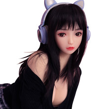 谜姬 实体娃娃电竞主播全身硅胶男用自慰器炮架免充气机器人女友真人版1:1男性玩具阴臀倒模成人用品 爱美实体娃娃之电竞主播-125cm-约29斤