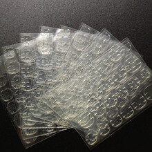 果冻胶背胶美甲贴拆卸高粘度穿戴式指甲贴片甲片假片透明胶贴 【加粘黄胶】0.3mm 10片装【240贴】