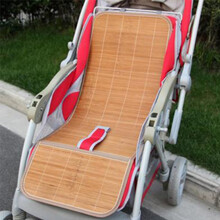 【Evich】婴儿推车凉席儿童手推车凉席伞车竹席双面凉席宝宝冰丝凉席垫通用 生态竹席--两段式 75cmX33cm