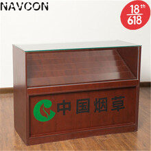 烟柜展示柜木质超市烟柜台收银台一体烟柜便利店玻璃展示柜转角组合多功能 长宽高80*50*90抽拉款 颜色告诉客服