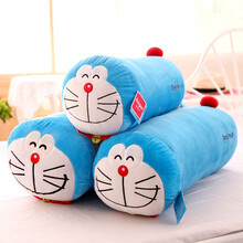 哆啦a梦公仔 机器猫玩偶叮当猫毛绒玩具女孩布娃娃女生睡觉抱枕儿童安抚陪睡玩偶生日520礼物送女友 正版澳捷尔机器猫圆抱枕 小号40厘米(送薰衣草香包)