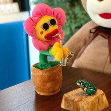 HELIWAYSET【品质保证】六一儿童节礼物毕业送男朋友女友女孩闺蜜生日沙雕恶搞创意太阳花小玩意 USB充电蓝牙款120首-红色圆角