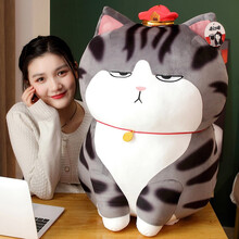 七夕情人节送女友吾皇猫礼物吾皇万睡毛绒玩具抱枕公仔女生睡觉抱猫咪布娃娃吾皇万岁猫公仔送女朋友生日礼物  吾皇蹲款50cm 【动漫吾皇万睡】