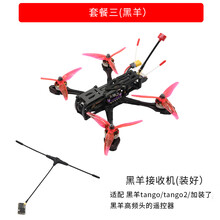 QAVS竞速遥控无人机5寸穿越机套装 四轴飞行器 DIY到手飞定制款 套餐三(黑羊) johnny套机