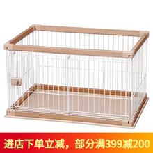 爱丽思狗笼爱丽丝狗笼子中小型犬柴犬斗牛犬宠物狗狗围栏室内栅栏 PWSR1260L-L号茶色