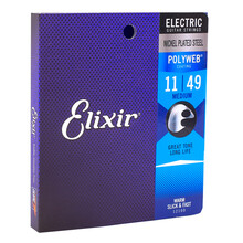Elixir伊利克斯 电吉他弦 覆膜琴弦 12052 12002 12102 12100(11-49)标准覆膜