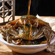 宁波特产腌制醉蟹大闸蟹醉毛蟹海鲜罐装生腌蟹即食整只呛蟹酱母蟹