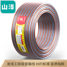 山泽（SAMZHE）发烧级音箱线 200芯25米 纯铜工程级音响线 音频线 喇叭功放连接线音箱连接线 vd-2025