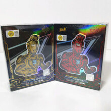 泽塔奥特曼卡片卡游经典版满星金卡荣耀版3d卡牌收藏册豪华版欧布捷德SL版奇迹XR卡赛罗阳焰版儿童玩具 黑钻版1盒46张